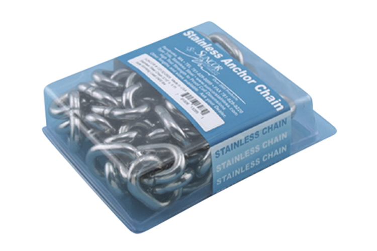 Stainless Steel Marine Chain Pre-Pack, C0132-0